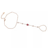 Bijou de main joyau coloré