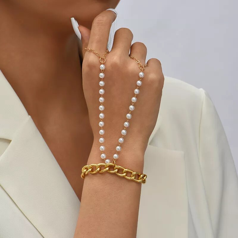 Chaine bague online bracelet