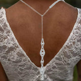 collier de dos strass argente imperial