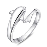 Bague de pouce ajustable en forme de coeur