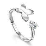 Bague de pouce ajustable en forme de coeur